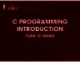 Bài giảng C Programminh introduction: Tuần 10 - Mảng