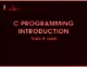 Bài giảng C Programminh introduction: Tuần 9 - Hàm