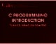 Bài giảng C Programminh introduction: Tuần 12 - Mảng và con trỏ