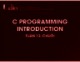Bài giảng C Programminh introduction: Tuần 13 - Chuỗi