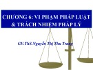 Bài giảng Pháp luật đại cương: Chương 6 - ThS. Nguyễn Thị Thu Trang