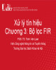 Bài giảng Xử lý tín hiệu: Chương 3 - PGS. TS. Trịnh Văn Loan