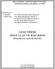 Giáo trình Pháp luật về bảo hiểm: Phần 1 - TS. Trần Thị Mai Loan