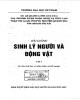 Bài giảng Sinh lý người và động vật (Tập 1): Phần 2