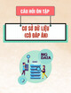 Câu hỏi ôn tập Cơ sở dữ liệu có đáp án