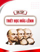Câu hỏi Ôn tập Triết học Mác-Lênin tự luận