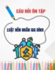Câu hỏi ôn tập Luật Hôn nhân và Gia đình