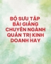 Bộ sưu tập bài giảng chuyên ngành Quản trị kinh doanh hay